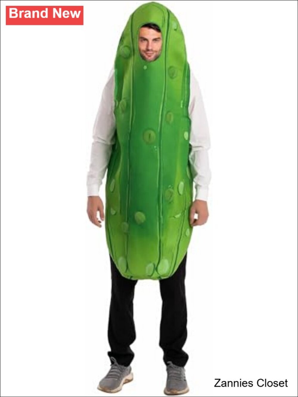 👻 Spooktacular Creations Adult Unisex Pickle Jumpsuit Halloween Costume